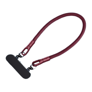Bracelet de téléphone bordeaux